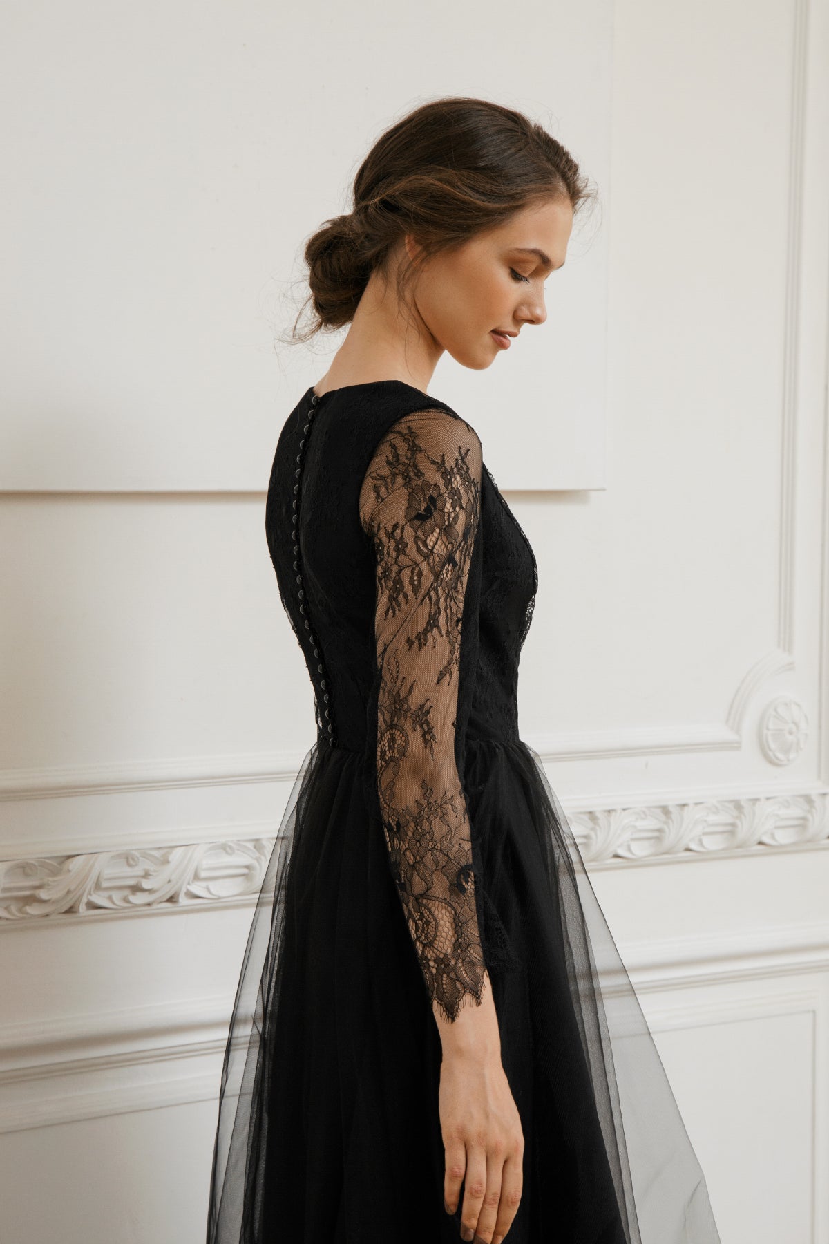 Black wedding dress • alternative wedding dress