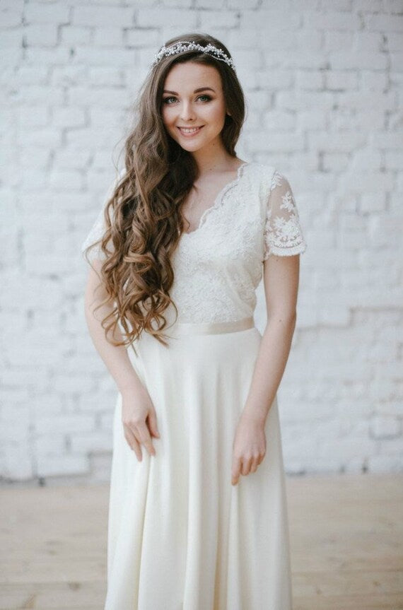 Boho wedding dress • lace wedding dress